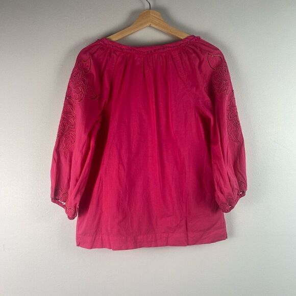 Trina Turk Women's Ojai Lace Embroidery Blouse XS - Picture 7 of 14